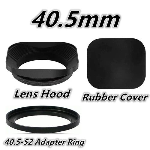Black Square Shape Camera Lens Hood for Canon Sony Nikon Fujifilm LeicaPanasonic - Picture 12 of 29