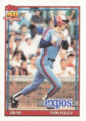 1991 Topps #773 Tom Foley