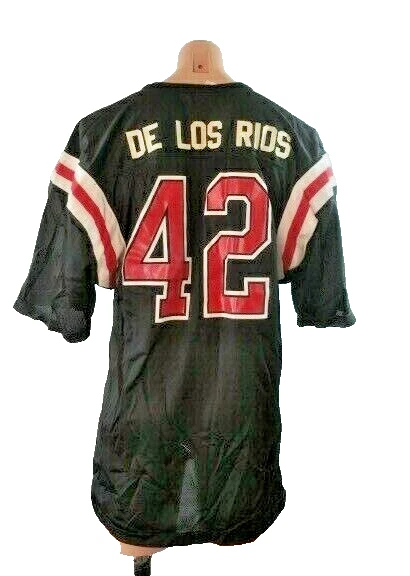 CAMISETA DE FÚTBOL AMERICANO RAWLINGS DE SAN DIEGO STATE AZTECS #42 De Los Ríos usada en juegos talla L Foto 2 de 4