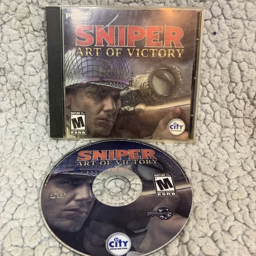 Sniper: Art of Victory (PC Cd ROM , 2008) Perfect Disk