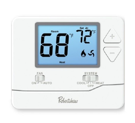 Robertshaw RS8110 Digital Non-Programmable Wall Thermostat