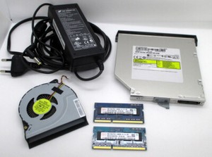 Laptop Notebook Erweiterung Arbeitsspeicher Lüfter DVD Writer Netzgerät PC-Zubeh