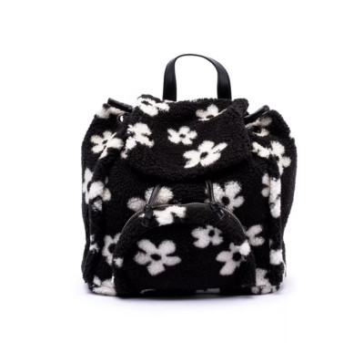 Skinnydip London Women\'s Scarlett Small Flower Borg Backpack Black/White NWT Skinny Dip London Women main image 4