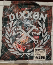 NEW Dixxon Flannel Mistletoe Pearl Snap Mens Large Plaid BNIB