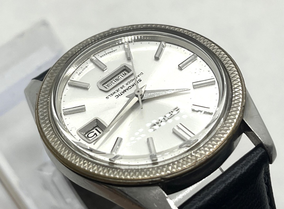 SEIKO Seikomatic Weekdater Diashock 26 Jewels Wristwatch Automatic