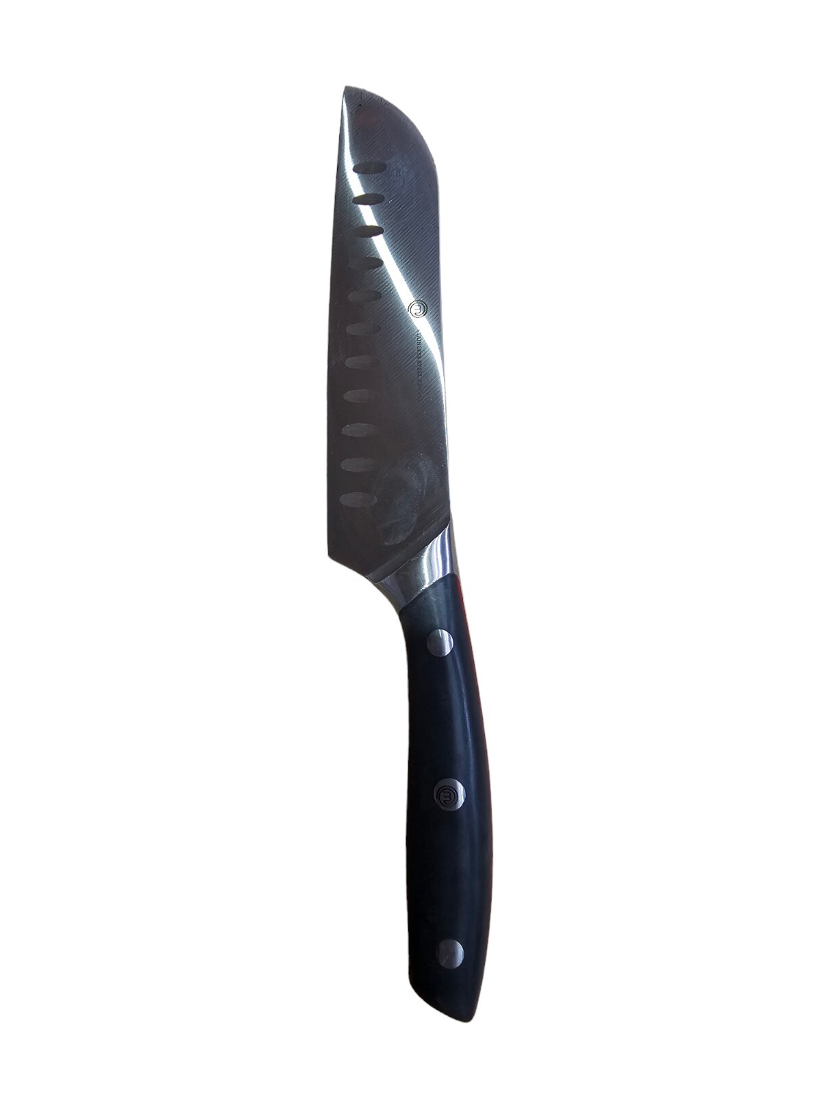 3Large MasterChef Knives Meat Cleaver Large Santoku And Cook's Knife