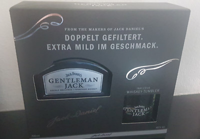 Jack Daniels - Gentleman Jack in Geschenkverpackung inklusive Glas - 0,7 L  40%