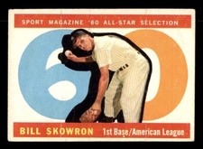 1960 Topps Baseball #553 Bill Skowron (All-Star) VG/EX *f2