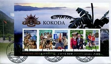 2010 KOKODA Australia & PNG Remember (Mini Sheet) FDC - Port Hedland WA 6721