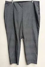 Nine West Black White Plaid Side Zip Skinny Women’s Size 18 EUC (27” Inseam)