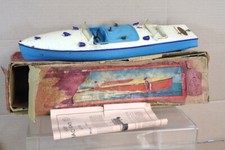 HORNBY CLOCKWORK RACING BOAT RACER III BOXED oi