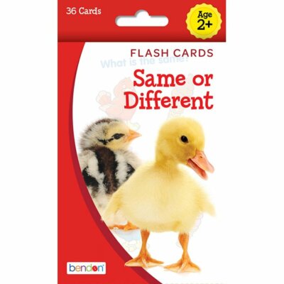 Buy 1 Get 2 Free Bendon Same Or Different Flashcards W Storage Box 2+