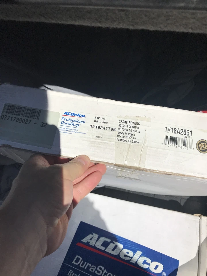 Rotor de freno delantero Ac Delco para 08-15 LEXUS LX570 TOYOTA LAND CRUISER Foto 2 de 4