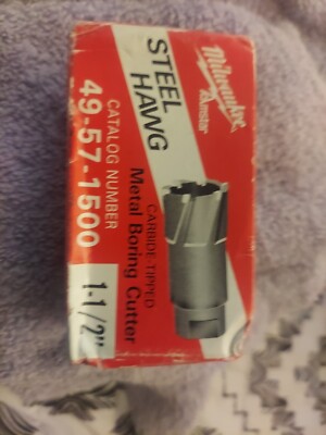 Milwaukee Tool 49-57-1500 1-1/2'' Threaded Steel Hawg Cutter