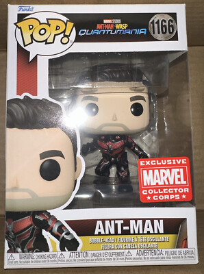 Funko Pop! | Ant-Man|Wasp: Quantumnia | Ant-Man #1166 | Marvel Collectors Corp