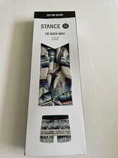 New Stance Mens Designer Street Art Boxer Brief Cotton Blend 6" Underwear Size M