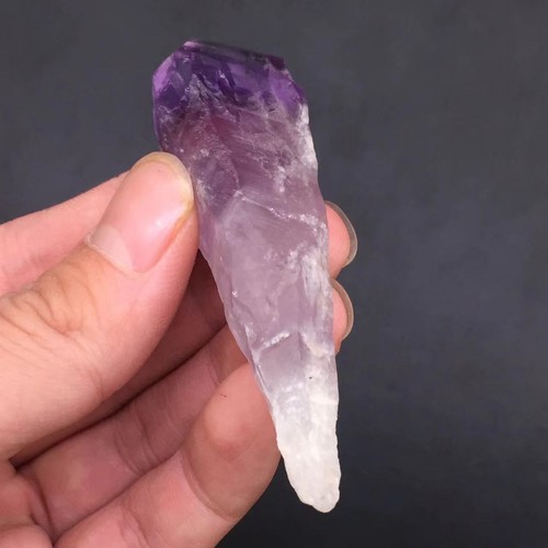 Natural Amethyst Skeleton Crystal Point Magic Sceptre Cluster Healing Decoration - Picture 7 of 8