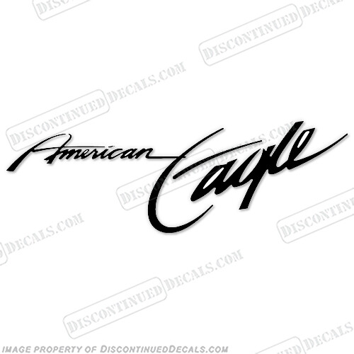Fits American Eagle RV Decal - Any Color! - 21" x 80" - Bild 1 von 2