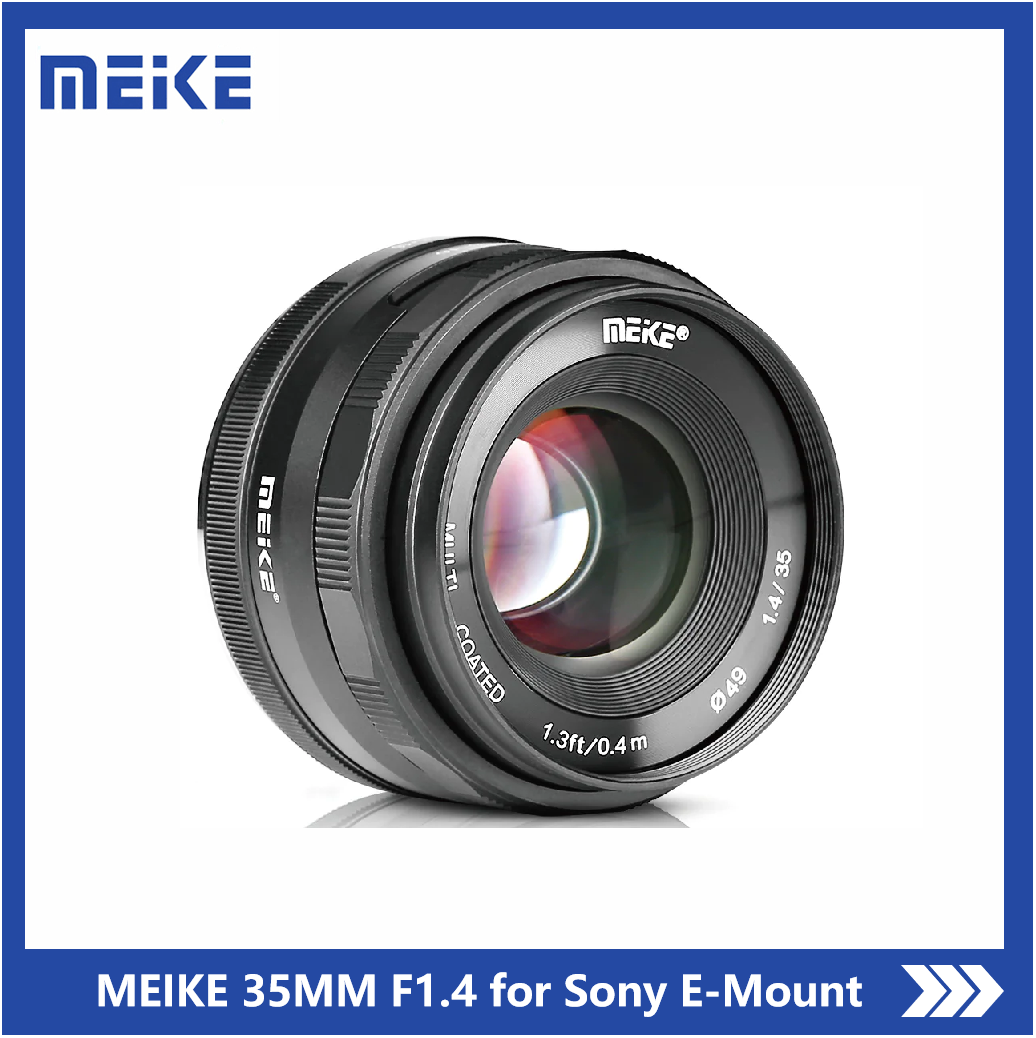 Meike 35mm Large Aperture Manual Focus APS-C for Sony E NEX