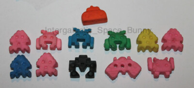 1980's Japan Japanese Asteroids Video Games Mini Figures Keshi Lot #2
