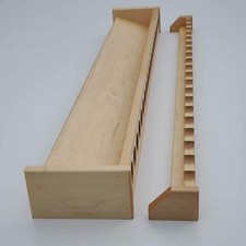 Custom Fishing Rod Rack, Solid Maple Wood  20 Rods, 42 Inches