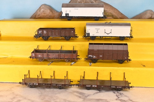Klein Modellbahn H0 2-Achs Güterwagen der ÖBB 7-tlg. (B748)