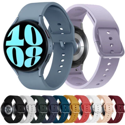ALFA ACCESSORIES For Samsung Galaxy Watch 6 Classic Band 40 43 44 47mm Sport Silicone Gel Strap