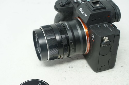 SONY E MOUNT ADAPTED 55MM F1.8 PENTAX SUPER TAKUMAR PRIME LENS ALL A7 NEX,A6000 - Picture 3 of 7