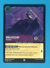 Disney Lorcana The First Chapter Maleficent Sorceress 49/204 NM Foil
