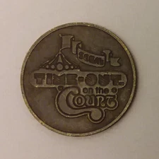 Sega's Time Out On The Court Arcade Thornton, CO Game Token 24mm