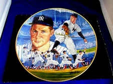 WHITEY FORD 1961 WSC MVP YANKEES HOF SIGNED AUTO VINTAGE L/E GARTLAN PLATE JSA