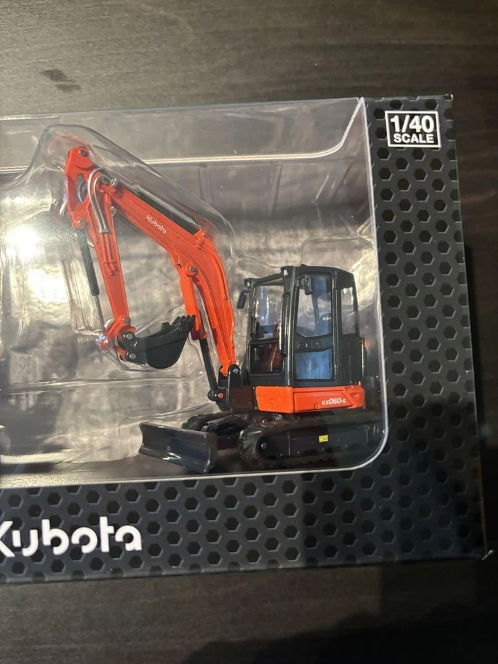 Kubota KX060-5 KH-1 Mini Excavator 1:40 Scale 50th Anniversary Edition Diecast - Image 3 of 4