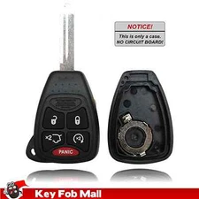 New Key Fob Remote Shell Case For a 2009 Jeep Commander w/ Rear Hatch