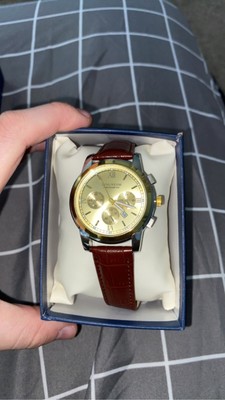 kingnuos leather watch