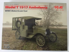 ICM Model T 1917 Ambulance, WWI American Car in 1/35 661  ST