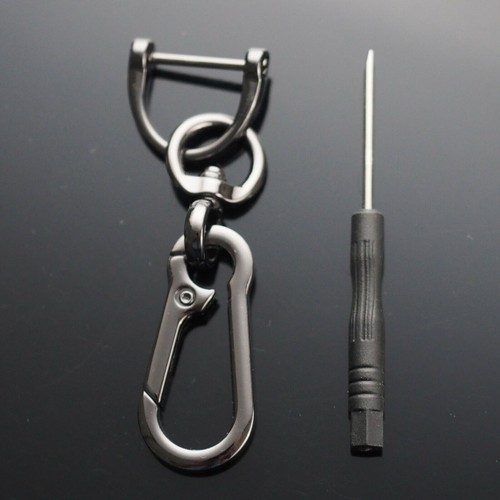 3/6x Keychain Key Ring Carabiner Clip Bag Keyring Chain Fob D-Ring Holders US - 第 7/17 張圖片