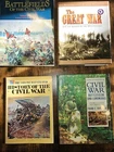 Civil War, Battlefields & Landmarks Books -LOT OF 4- Great Condition, Big Books