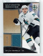 15-16 UD Upper Deck Ultimate  Dylan DeMelo  /149  Rookie  Jersey