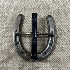 Rustic St. Croix Forge Horseshoe Railroad Spike Door Knocker Cast Iron Western