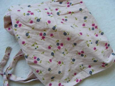 Babytuch Dreieckstuch Halstuch Baby 100% Baumwolle Blumen rosa Kopftuch Mädchen - Bild 1 von 3