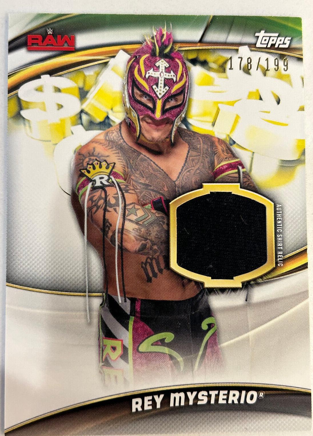 2019 Topps WWE Money in the Bank - Superstar Shirt Relics Rey Mysterio ...