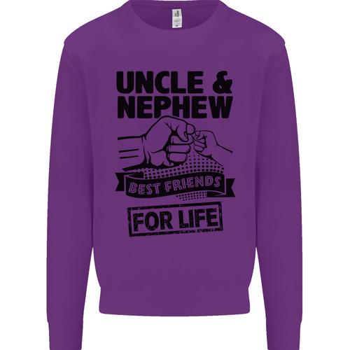 Uncle & Granddaughter Best Friends Uncles Day Kids Sweatshirt - Picture 86 of 87