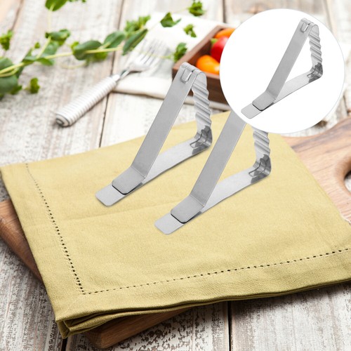 Q123648 Pince à Tissu Pince à Nappe En Acier Inoxydable épais Pince à