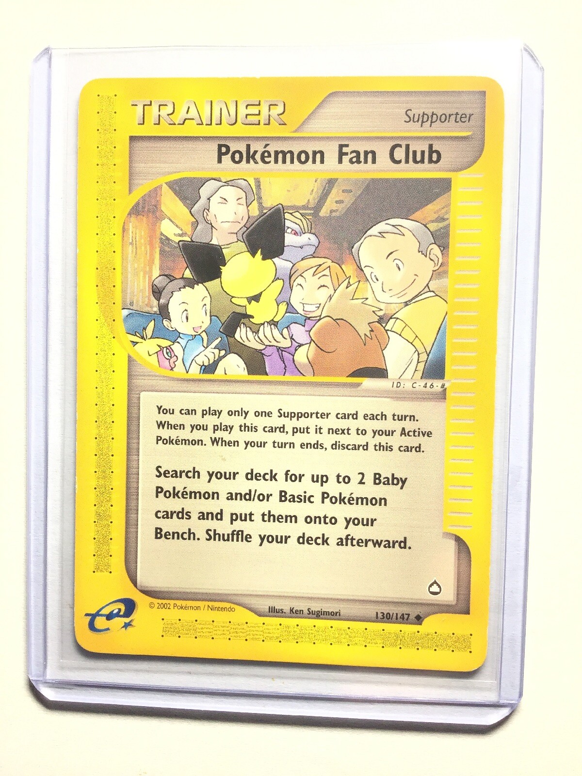 POKEMON FAN CLUB - 130/147 - Aquapolis - Trainer - Pokemon Card - NM