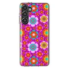Mundaze Case for Samsung Galaxy S23 Plus Cover Groovy Cute Pink Flowers