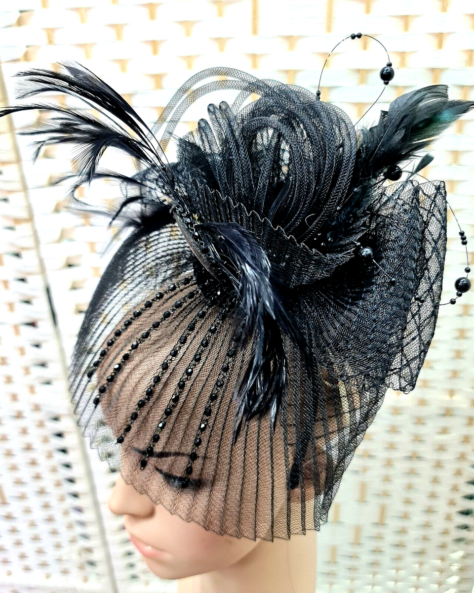 Barrette Cheveux Lovey Michal Negrin - Fleurs Colorées Et Cristal - Noir - Neuf Avec étiquette