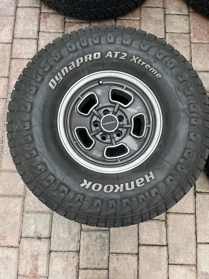 Vision wheels15x8/5x114.3 & 33”x12.5 Hankook At2 Tires - Image 3 of 4