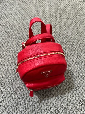 felicity mini backpack guess GUESS Women's Red FELICITY Small Backpack 17GF-102 NEW WITH TAG!