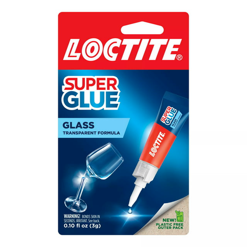 Loctite Glass Glue 2Gram Tube (233841) Glass Glue Gel Water & Heat