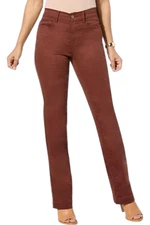 DG2 by Diane Gilman Angled Pocket Trouser Jean Cocoa